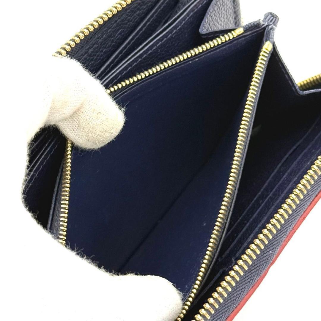 ルイヴィトン【未使用に近い】モノグラム アンプラント マリーヌルージュウォレット