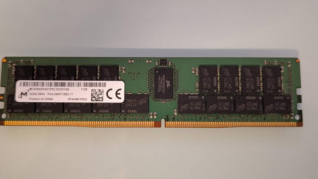 Micron メモリー DDR4 32GB×1枚 PC4-2400T