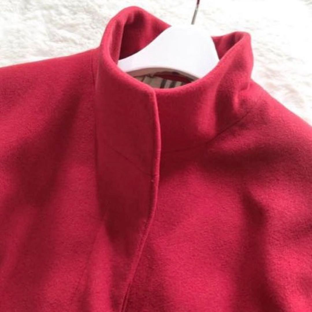 【美品】バーバリーロンドン　アンゴラウールコート ショート丈 15BR 2XL