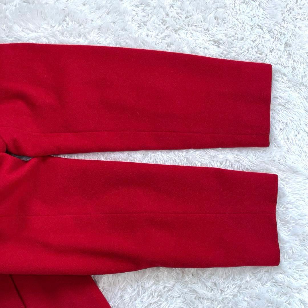 【美品】バーバリーロンドン　アンゴラウールコート ショート丈 15BR 2XL