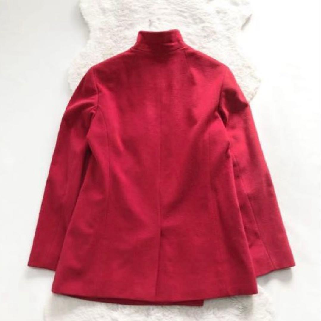 【美品】バーバリーロンドン　アンゴラウールコート ショート丈 15BR 2XL