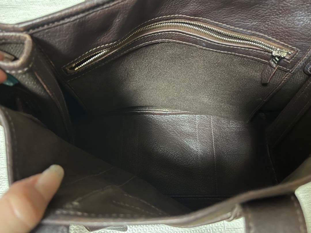 HERMES エルメス トートバッグ ダークブラウン