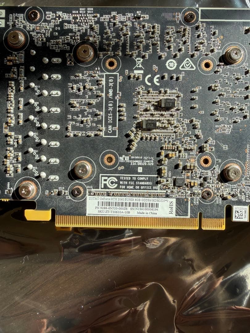 グラフィックボード・グラボ・ビデオカード ZT-T20610A-10B/RTX 2060 SUPER 8GB