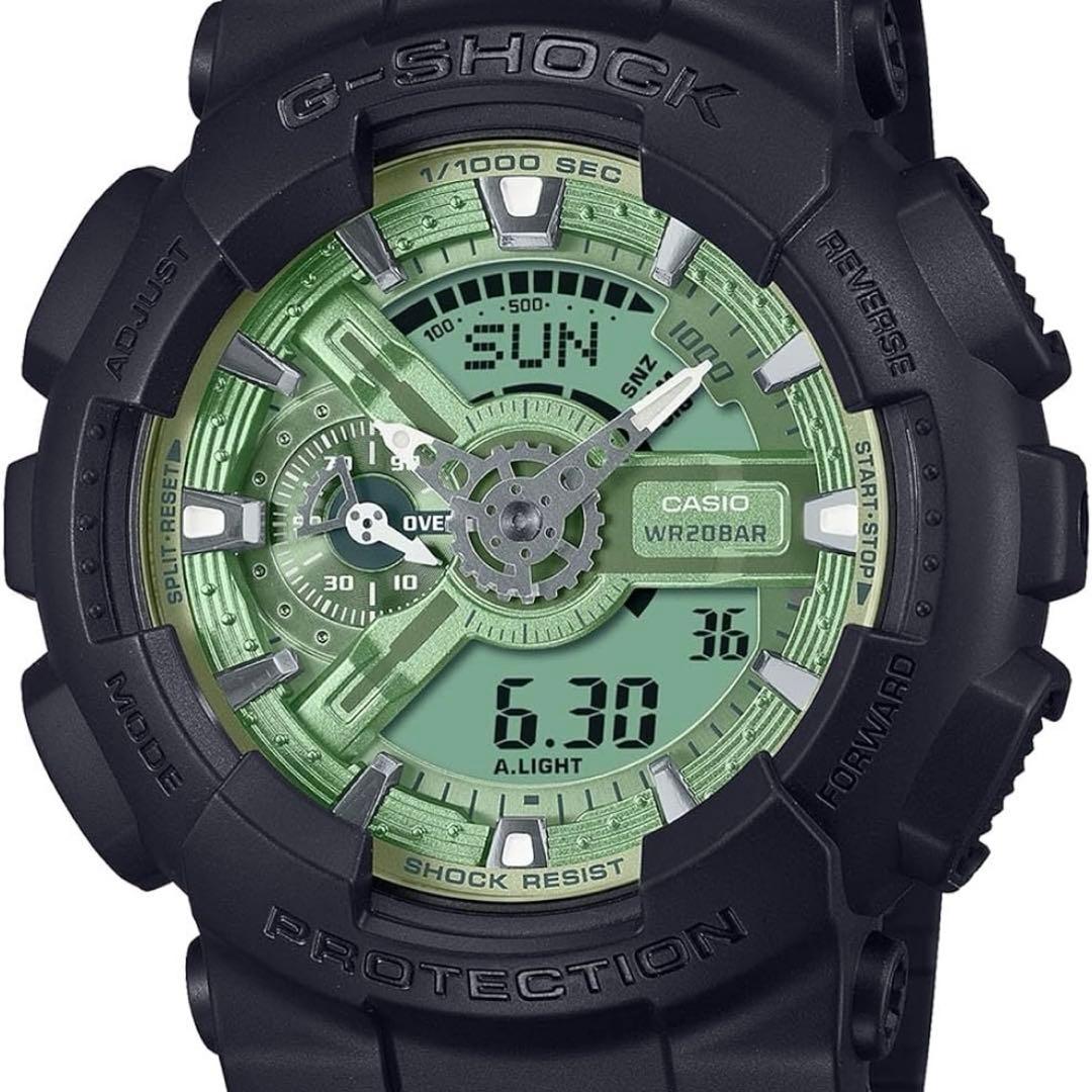 新品未使用　G-SHOCK GA-110CD-1A2JF グリーン/ブラック