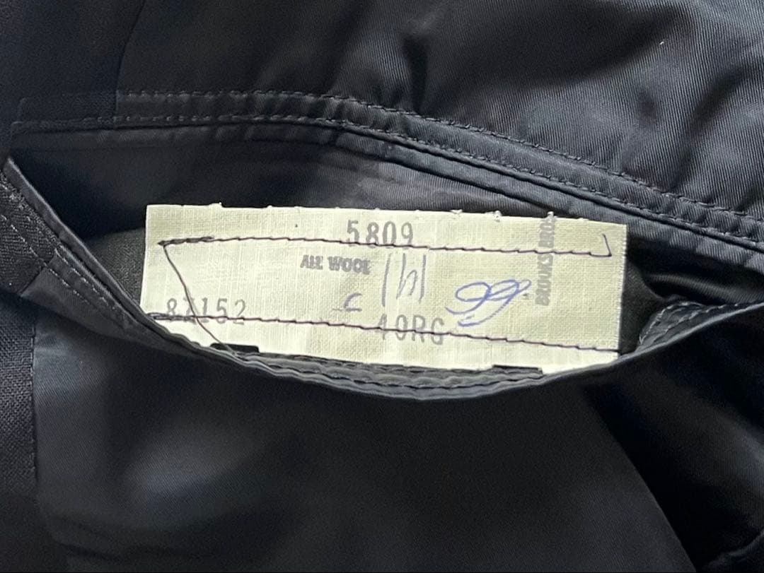 最高峰 USA製 ブルックスブラザーズ MAKERS ネイビー ブレザー 40R