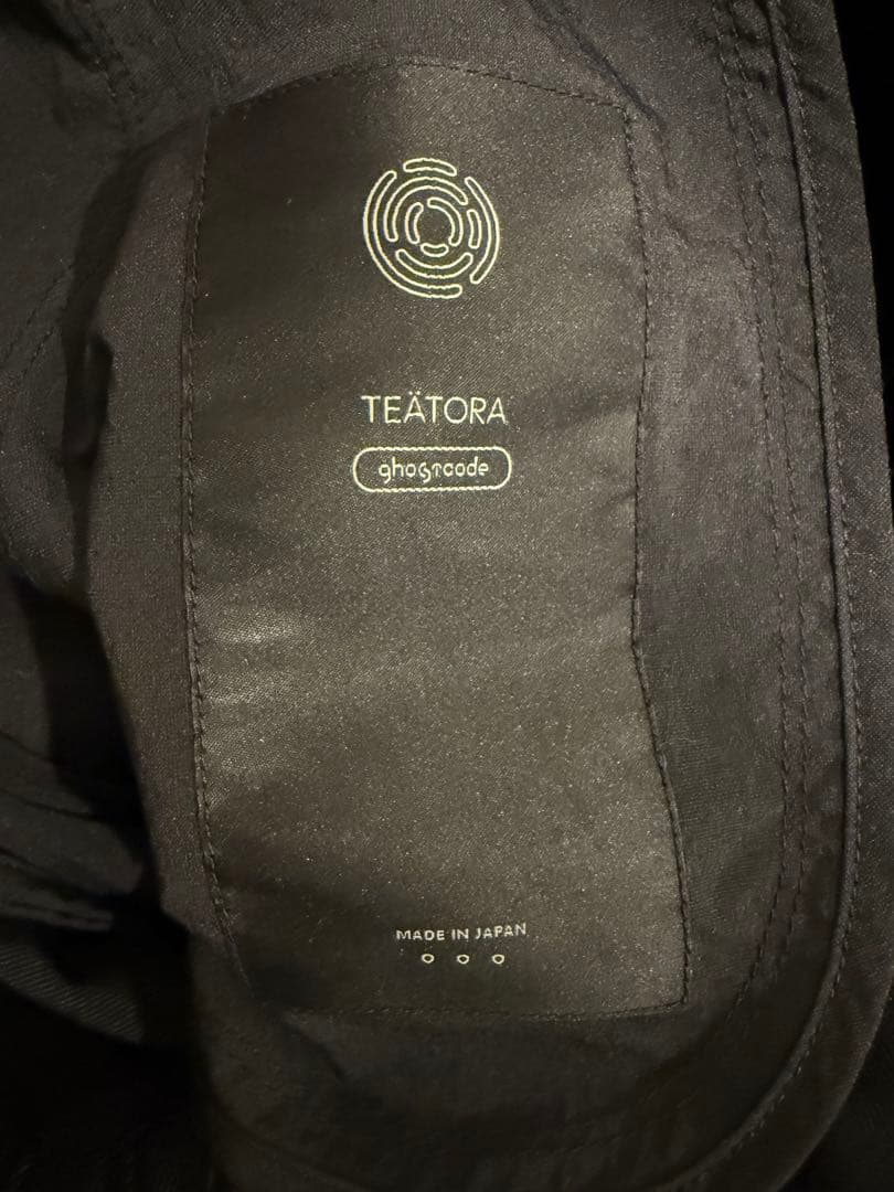 【美品】TEATORA GC テアトラ ゴーストコード パンツ 黒
