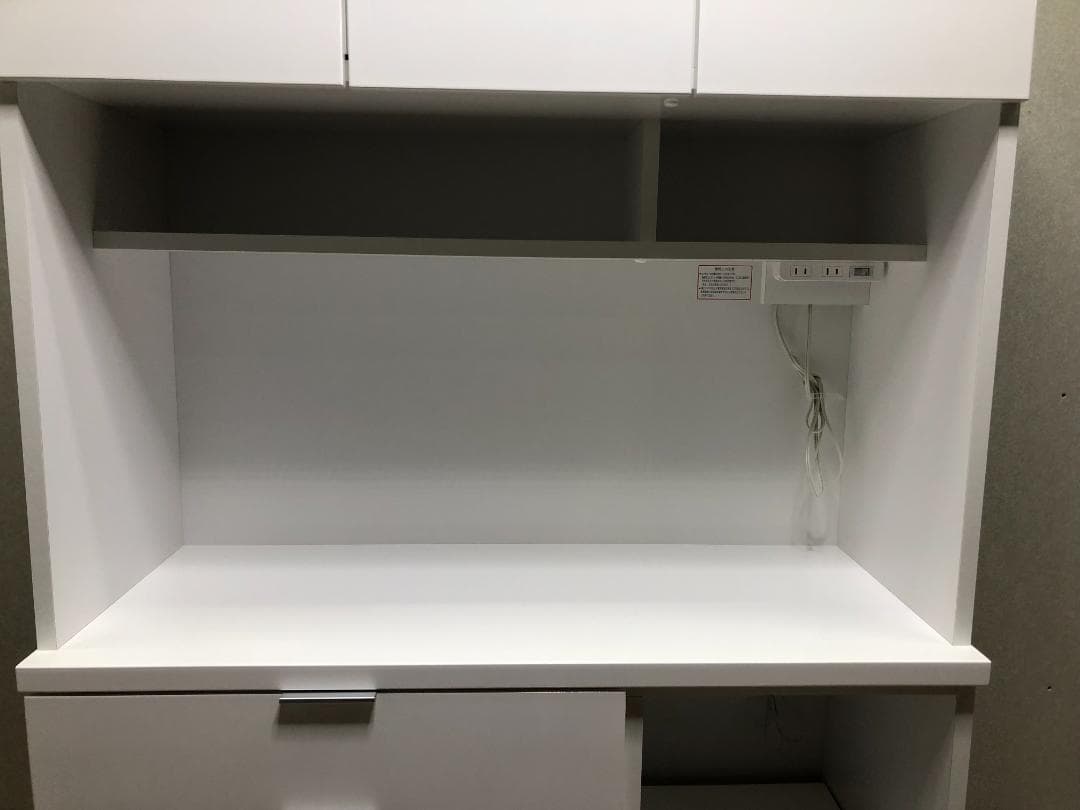 美品　ニトリ　エトナ・食器棚・キッチンボード　幅105cm　73027-3-00