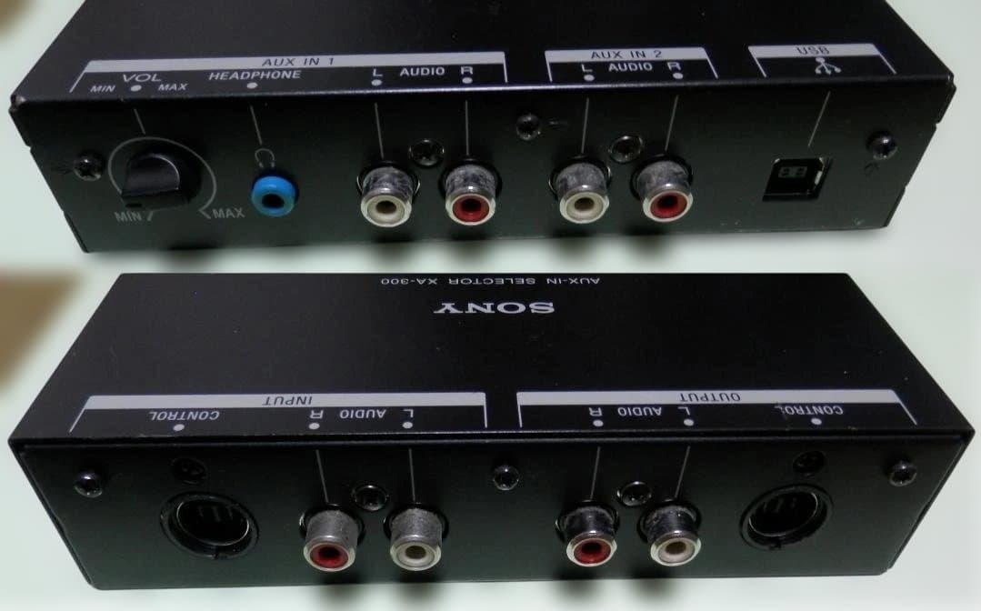 SONY XA-300 ソニーバス対応AUX・USB 外部入力セレクター