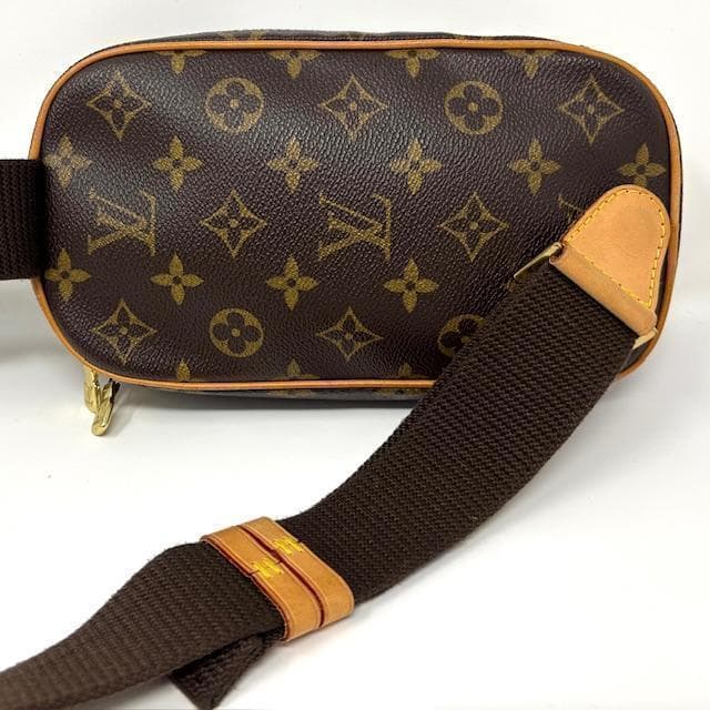 美品 ルイ・ヴィトン ポシェット ガンジュ モノグラム ボディバッグ(S077)