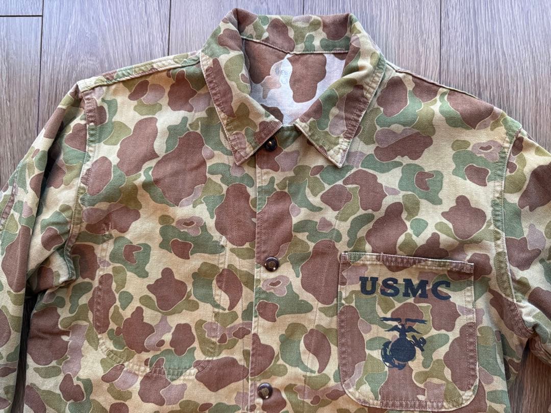 バズリクソンズ USMC 迷彩 カバーオール 38