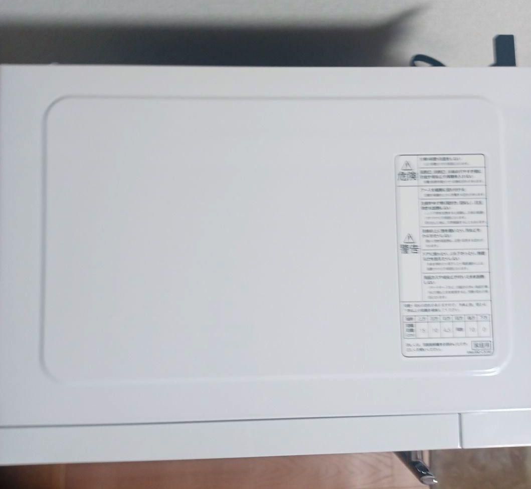 2025年製　エディオン 電子レンジ フラット庫内 ミラーガラス
