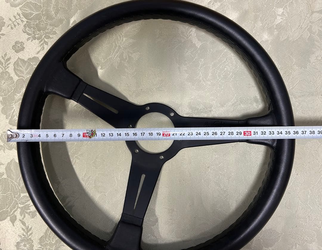 【中古】NARDI ナルディ クラシック ブラックレザー＆ブラックスポーク