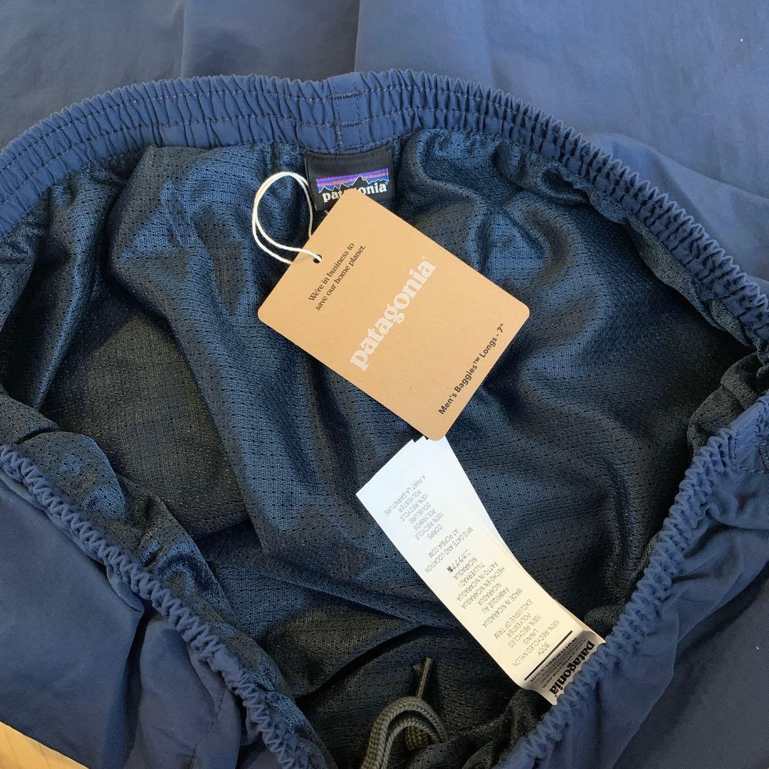 パタゴニア バギーズロング 7インチ Mサイズ 新品 国内正規品 ネイビー