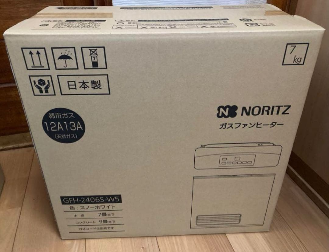 【(=^x^=)】ノーリツ GFH-2406S-W5ガスファンヒーター