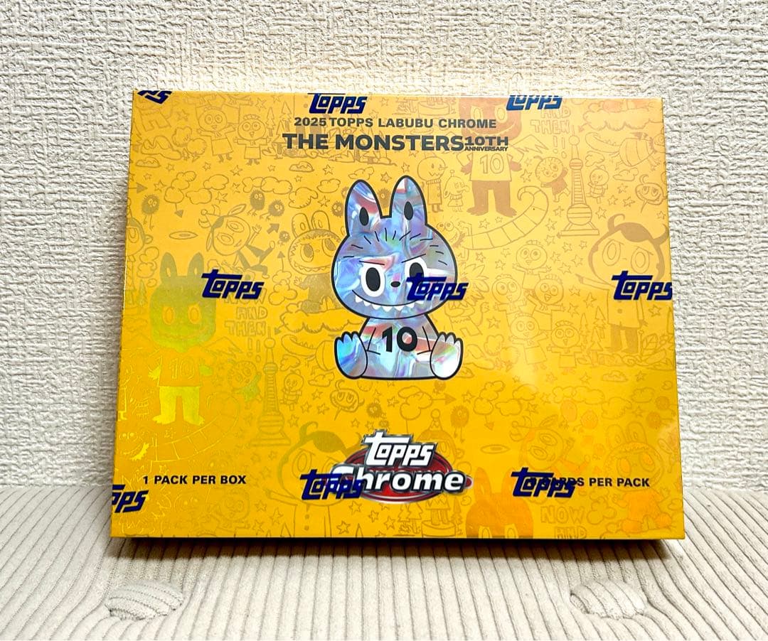 【新品未開封】LABUBU TOPPS コラボ BOX 正規品 Chrome