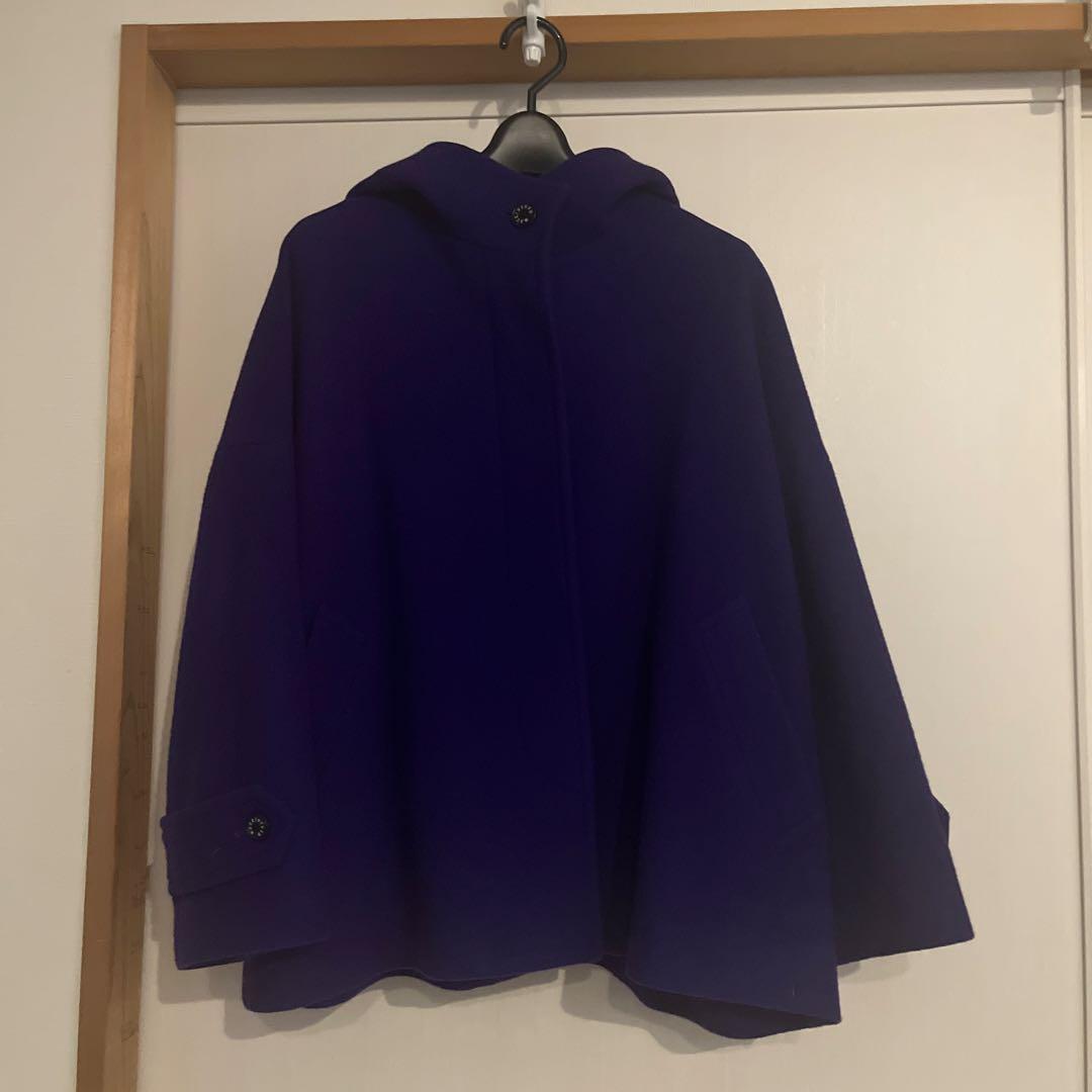 マッキントッシュロンドン　ロズリーファインウールメルトンフーデットショートコート