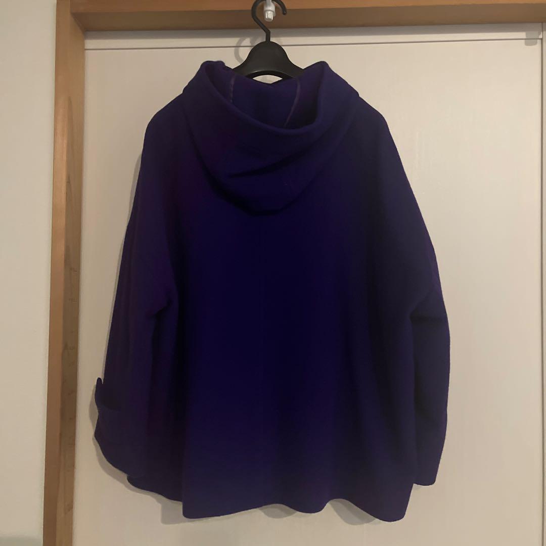 マッキントッシュロンドン　ロズリーファインウールメルトンフーデットショートコート