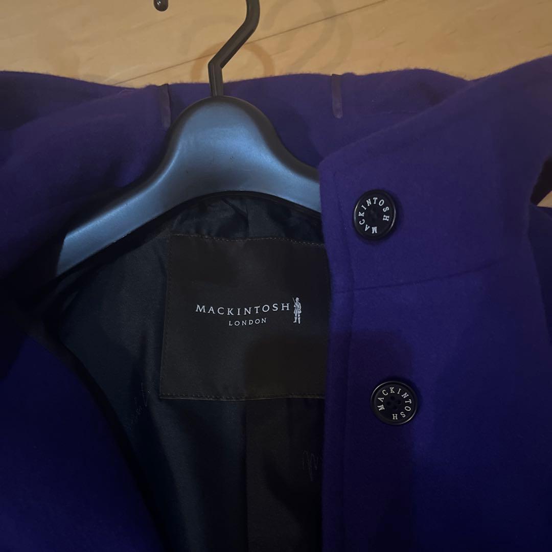 マッキントッシュロンドン　ロズリーファインウールメルトンフーデットショートコート