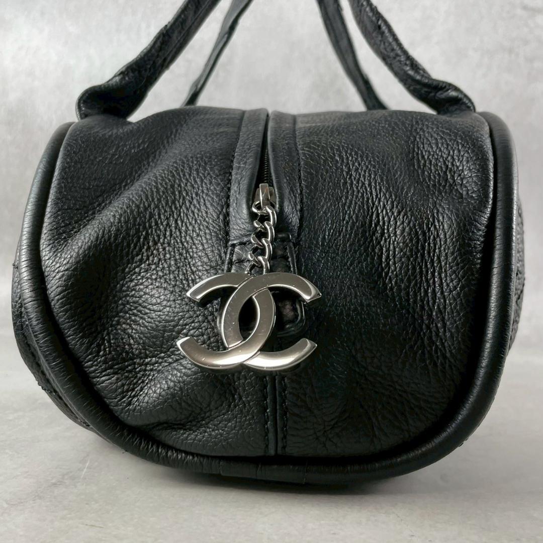 超希少&超美品 CHANEL シャネル マトラッセ ミニボストン シルバー金具