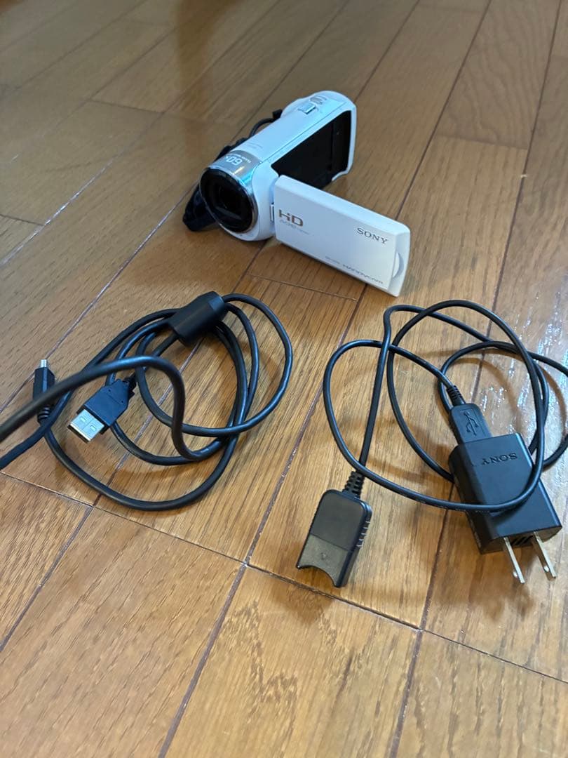 SONY ビデオカメラ 60倍ズーム ホワイト