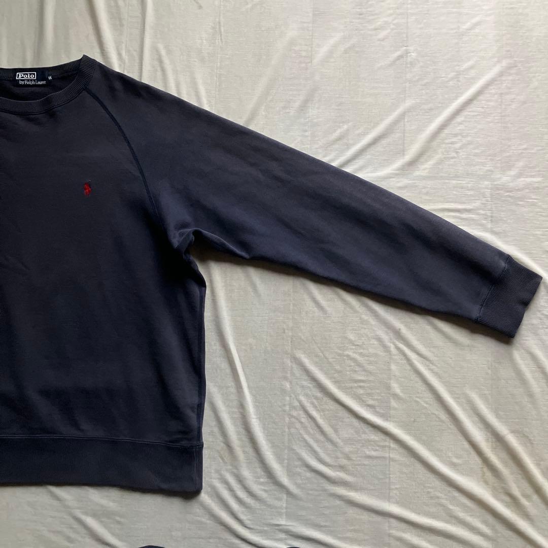 old Ralph Lauren /スウェット フェード ネイビー LL