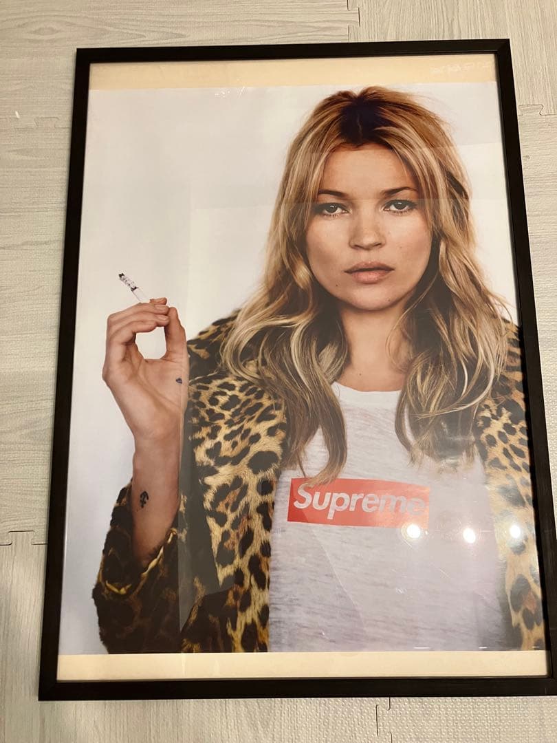 ケイトモス supremeポスター 額縁セット