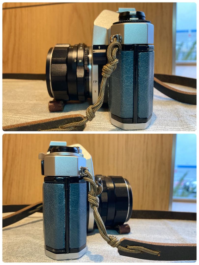 Pentax SPF★完動品＊美品＊試写済★本革外装＊シチリアン・ブルー★絶好調