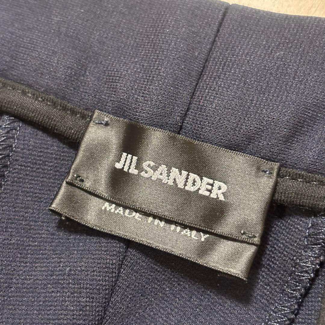 イタリア製　JILSANDER ストレッチ　ジャージスラックス　スリム　レーヨン