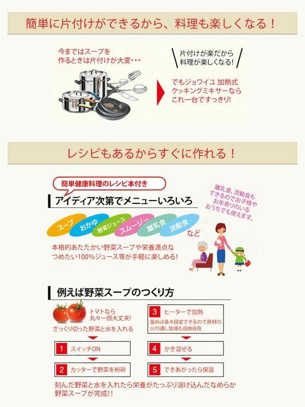 【新品・未使用】 ジョワイユ サーモブレンダー JOY-0608