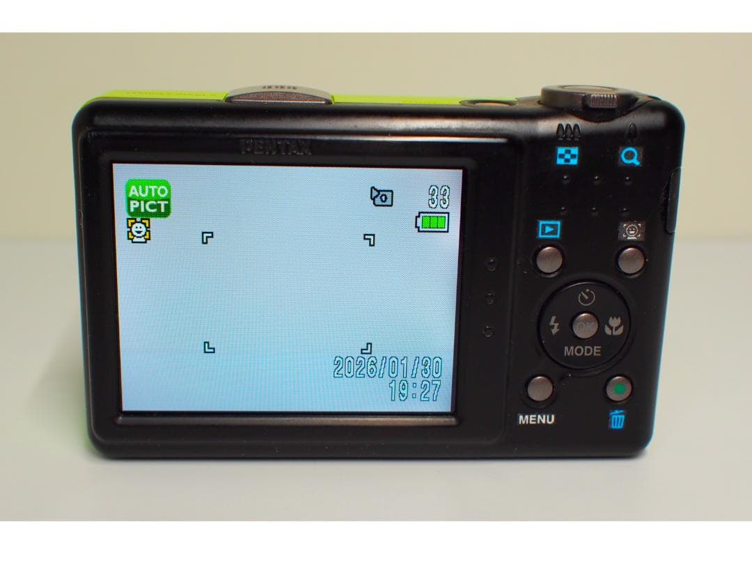 PENTAX Optio RZ10 ライムグリーン