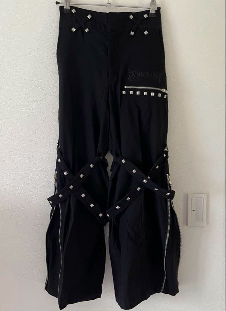 【DimMoire】スタッズボンテージパンツ ブラック
