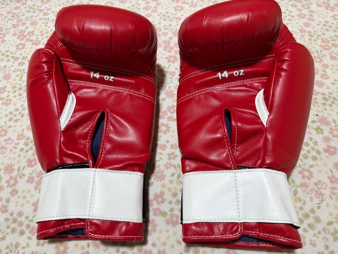 Winning アマチュア練習用ソフトグローブ　14オンス　レッド