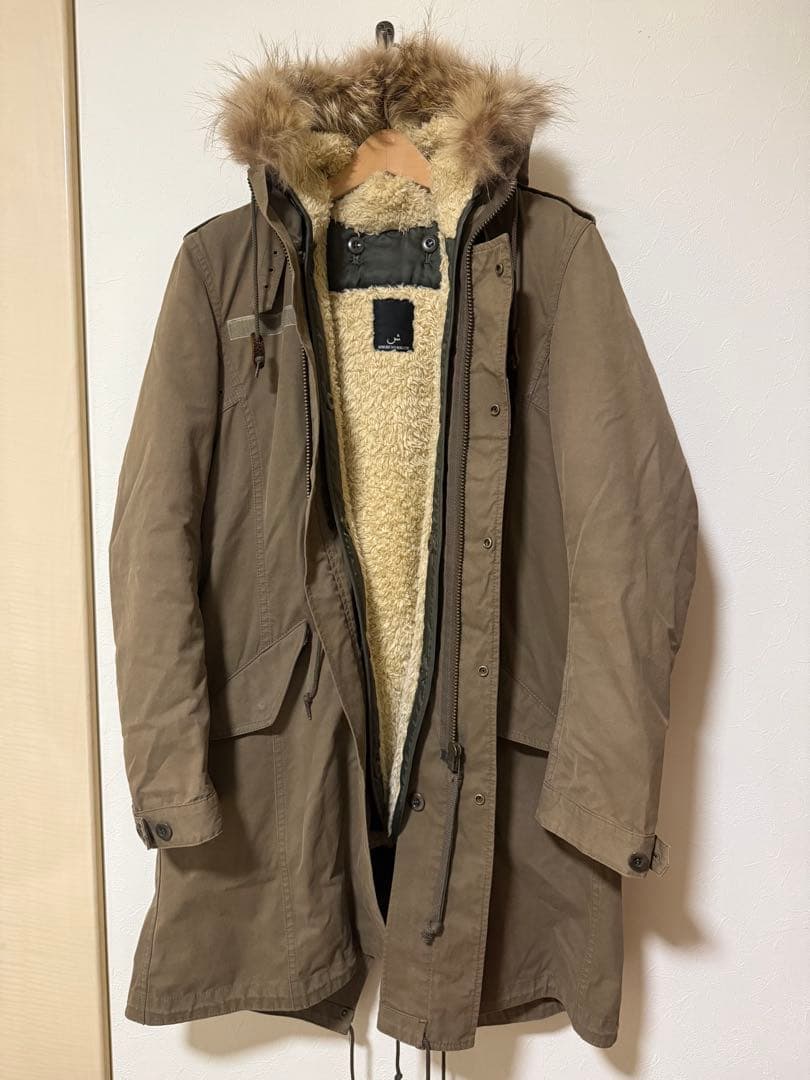 【希少モデル】アメリカンラグシー モッズコート カーキ フリーサイズ（Mサイズ）