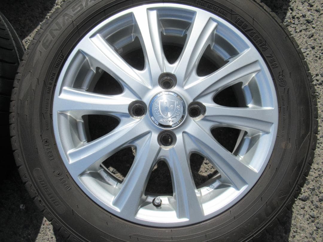 155/65R14 ダンロップ 2024年 ムーブ タント アルト等 手渡OK☆