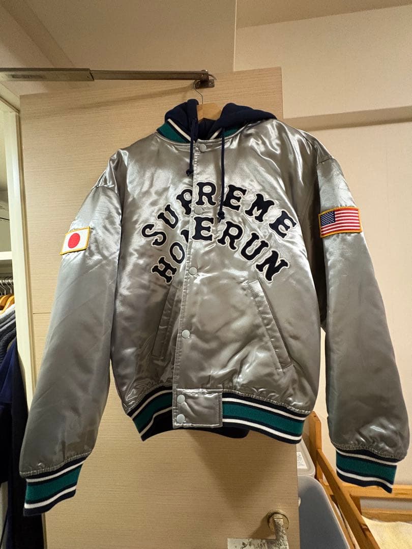 【⚠️お値下げ可】Supreme run Satin Hooded