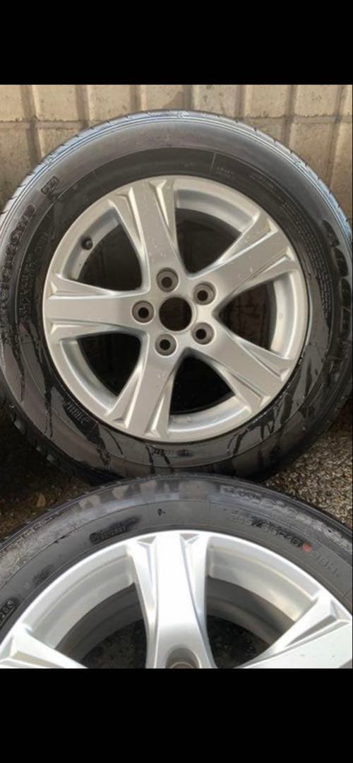 16インチ シルバーアルミホイール 5スポーク