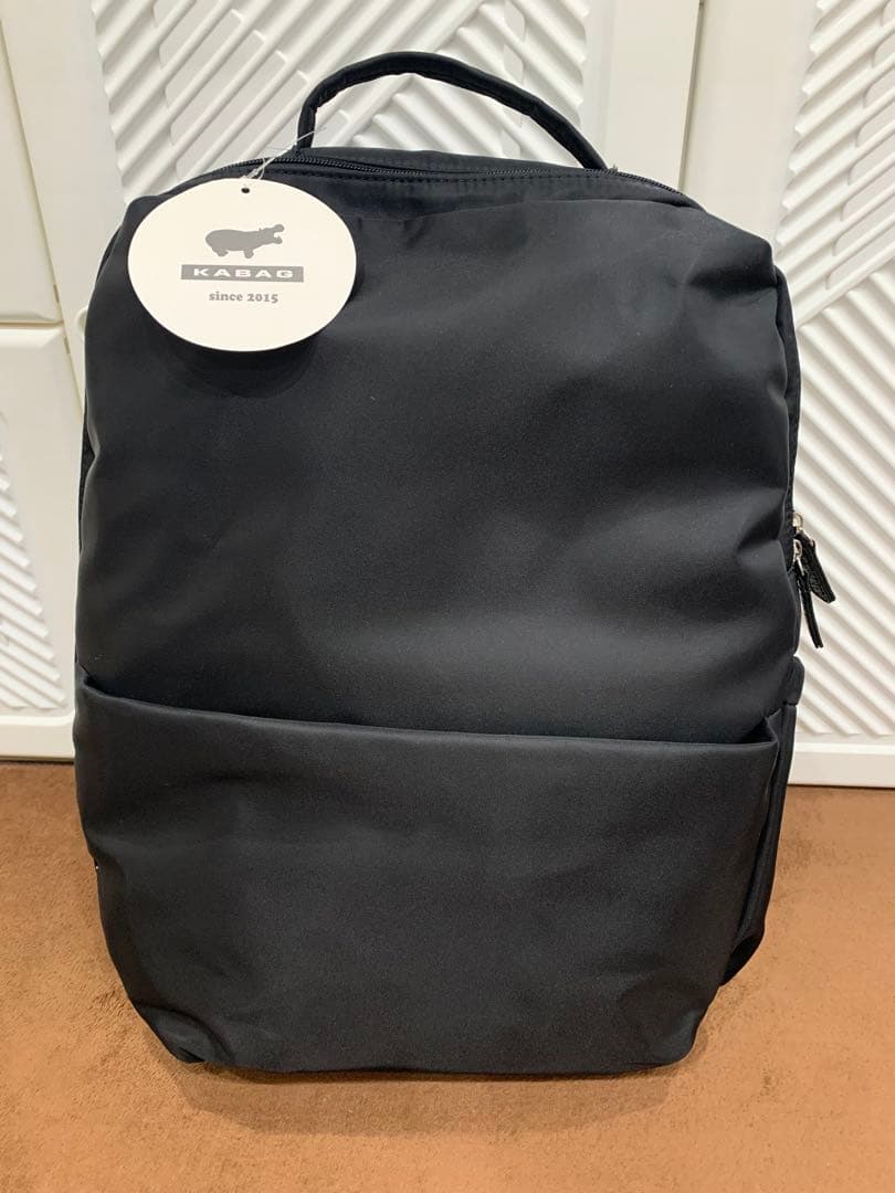 【未使用】 KABAG 時短 リュック ラージ カバッグ 多機能 ブラック 黒
