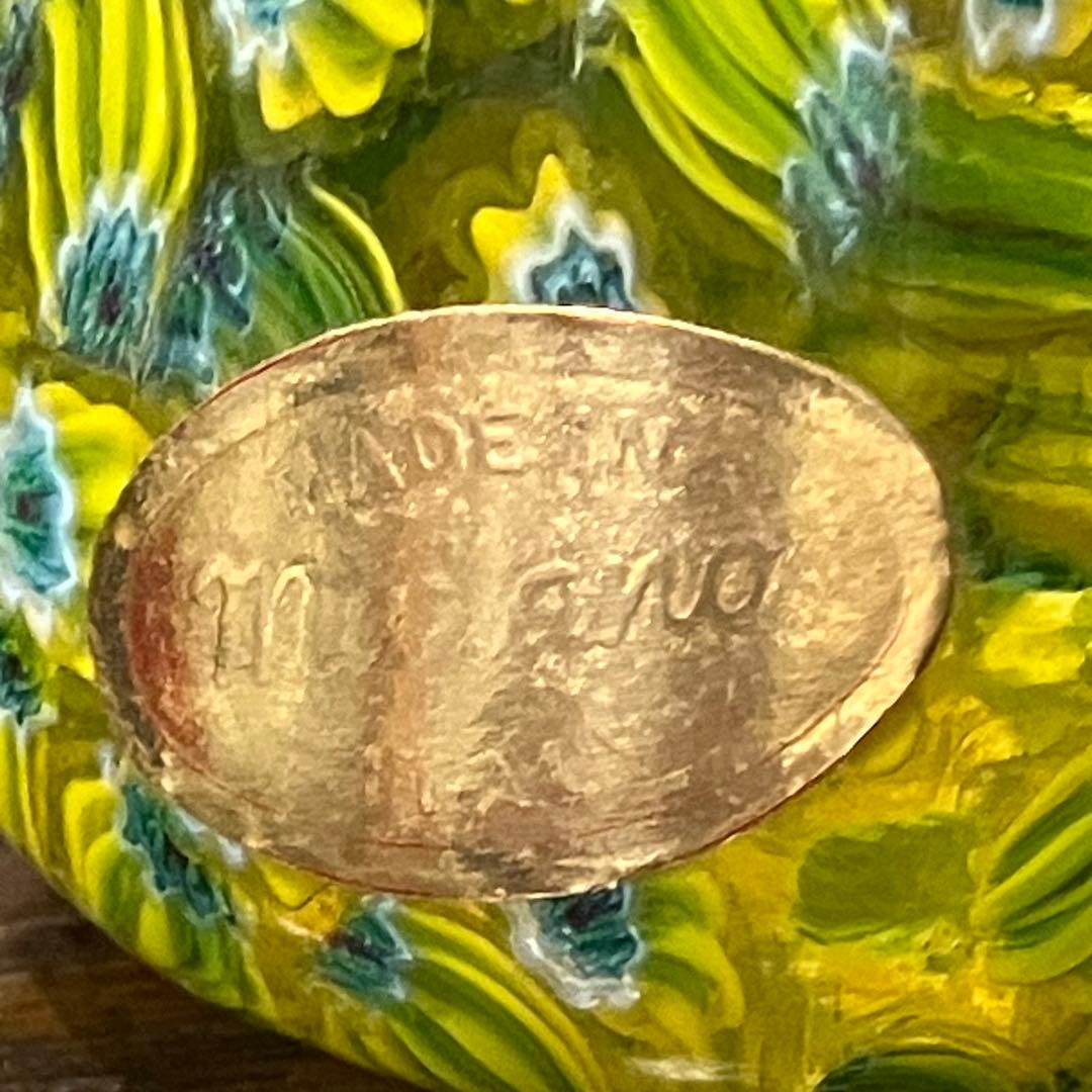 ベネチアングラス　天使　ミルフィオリ　Murano