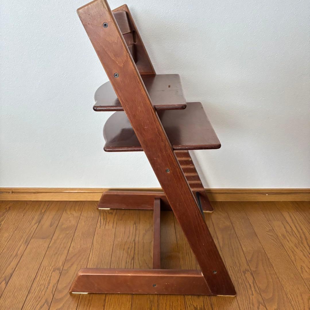 ストッケ　トリップ トラップ　ベビーチェア+ベビーセット　ウォールナットブラウン