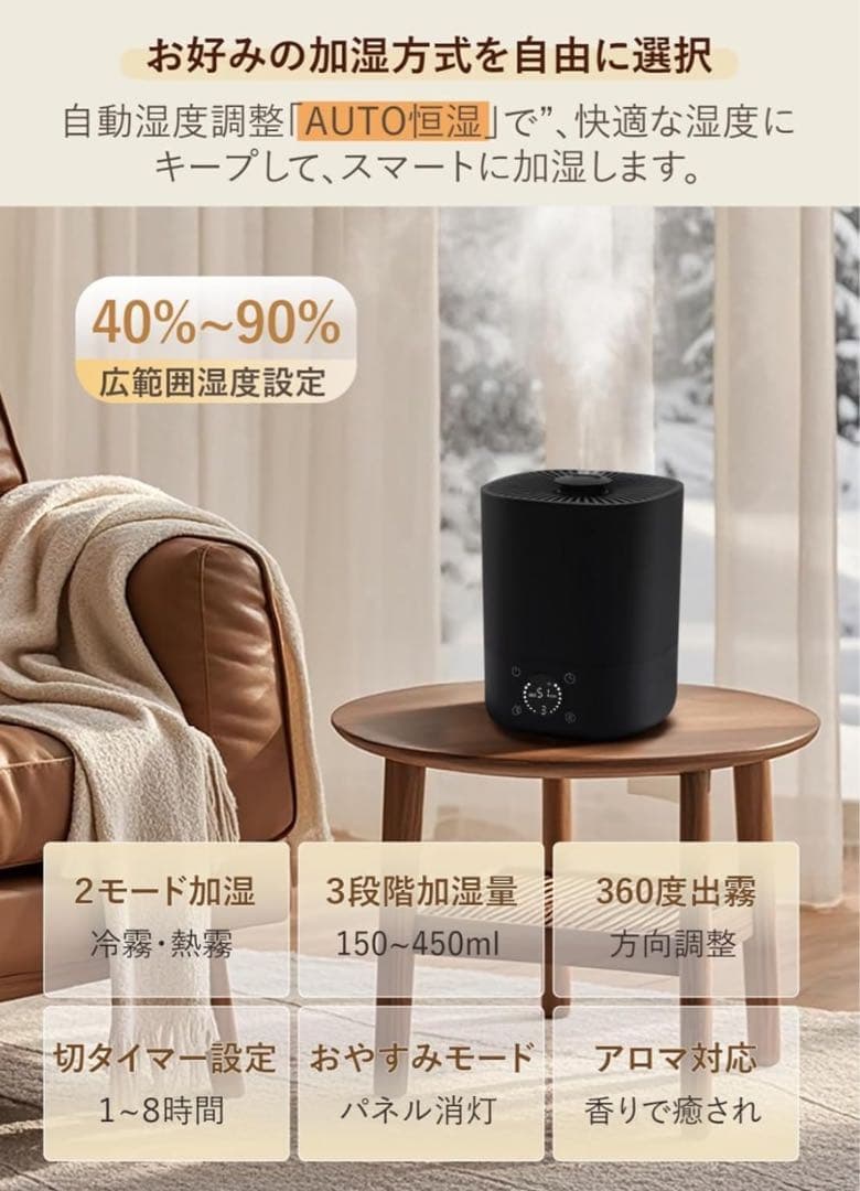週末限定価格！新品未使用！【超大特価30%off！】加湿器