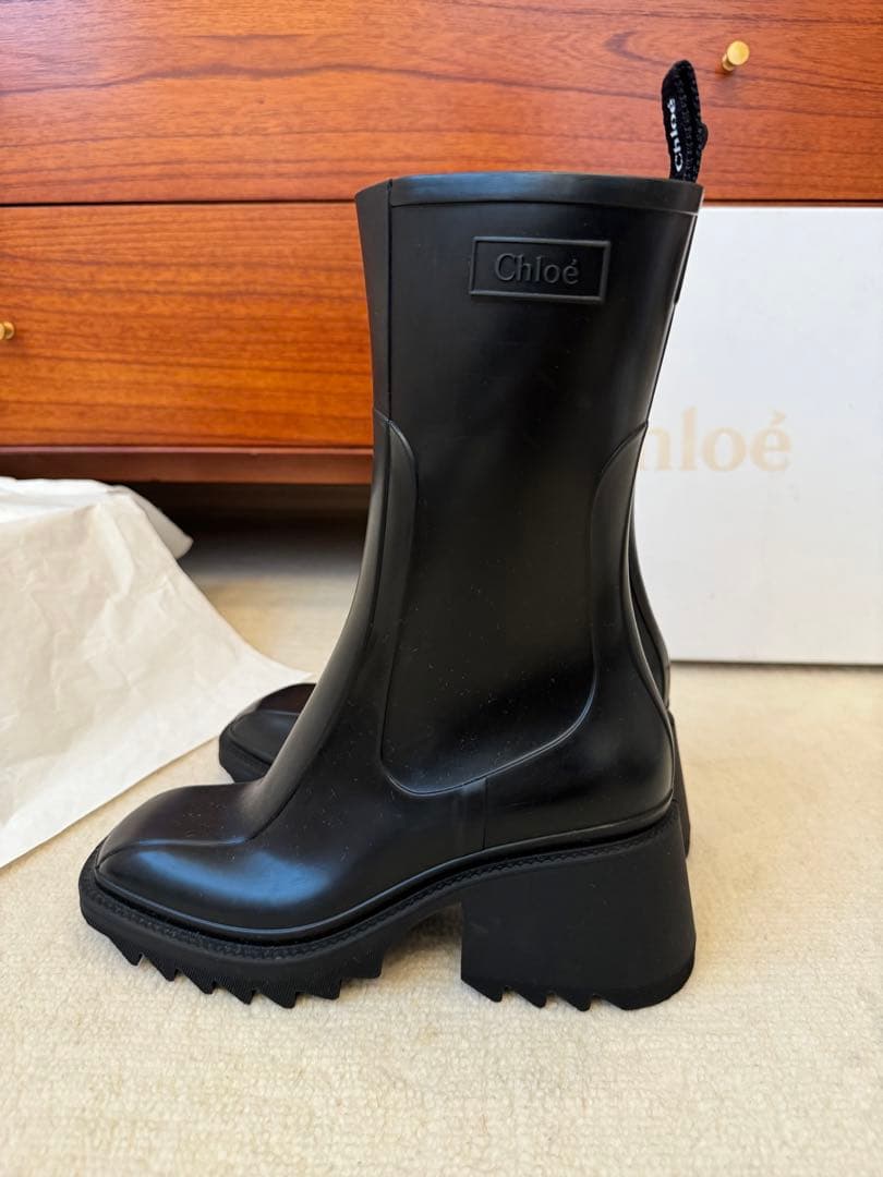 Chloe BETTYレインブーツ　37 24cm