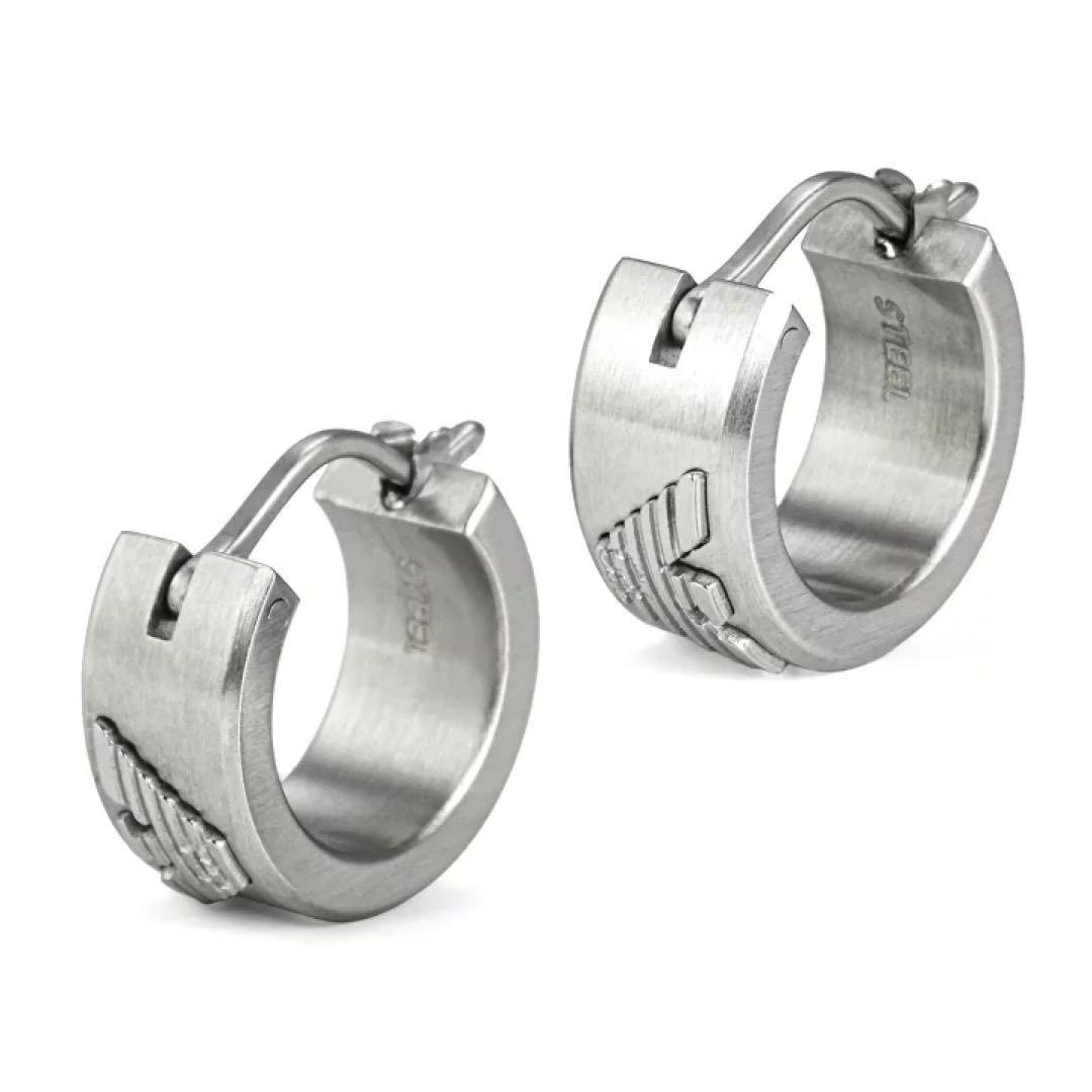EMPORIO ARMANI フープピアス