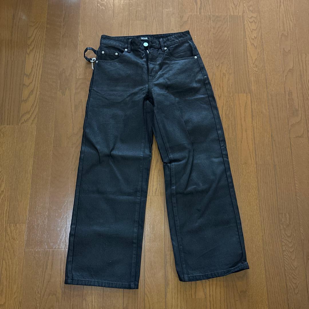 パンツ goar archive STRAPPED BAGGY OIL PANTS M