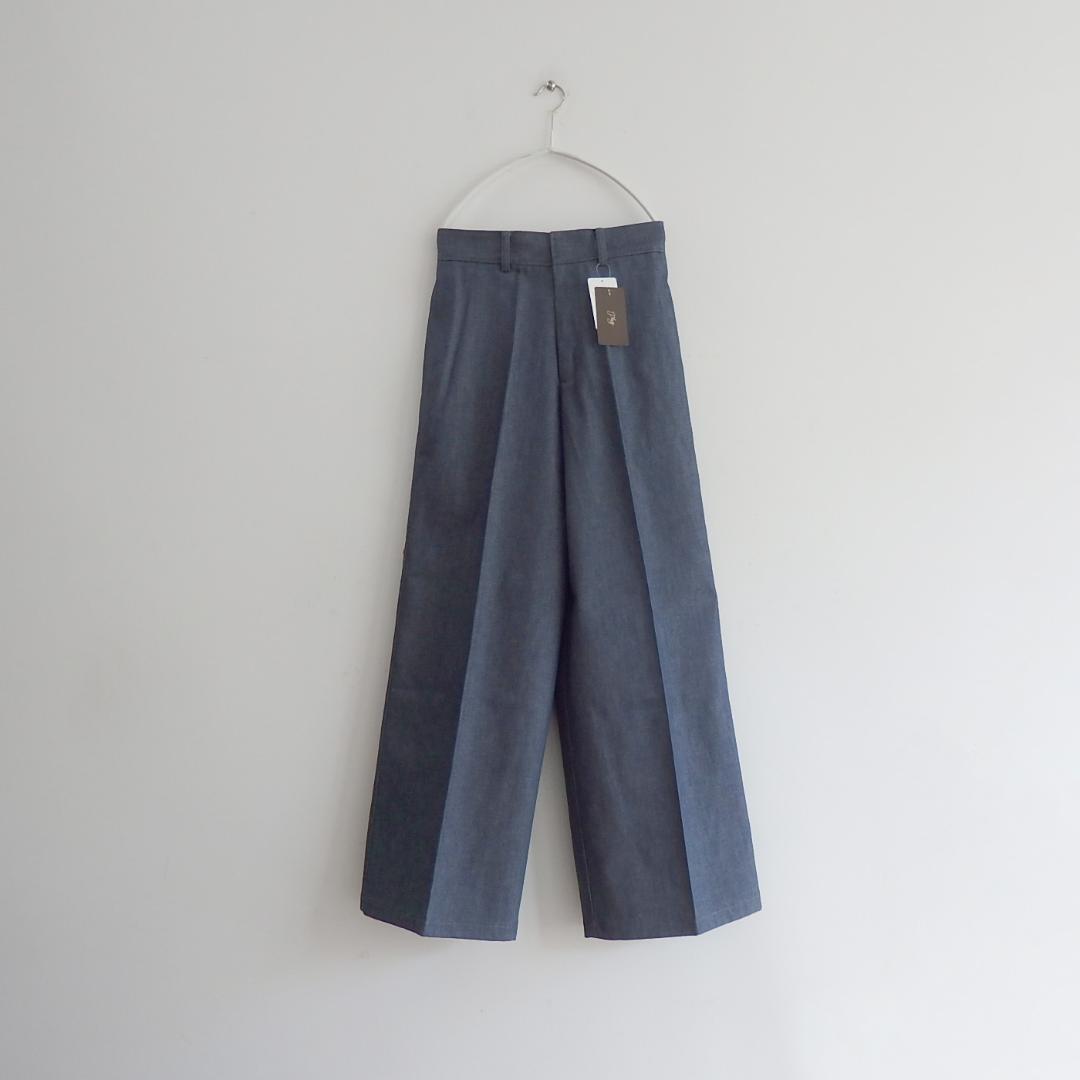 【新品】定価24,750円　Plage　リジッドデニムライクスラックス