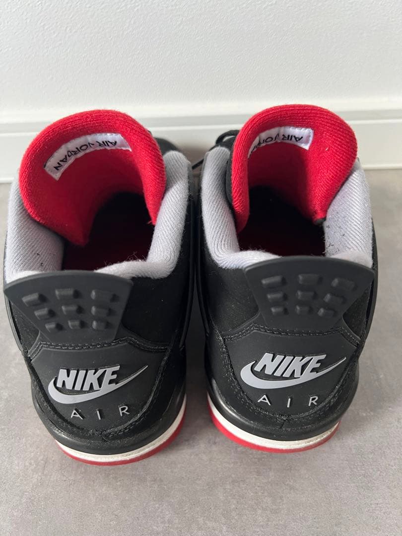 シューズ(女性用) NIKE airjordan4retro bred