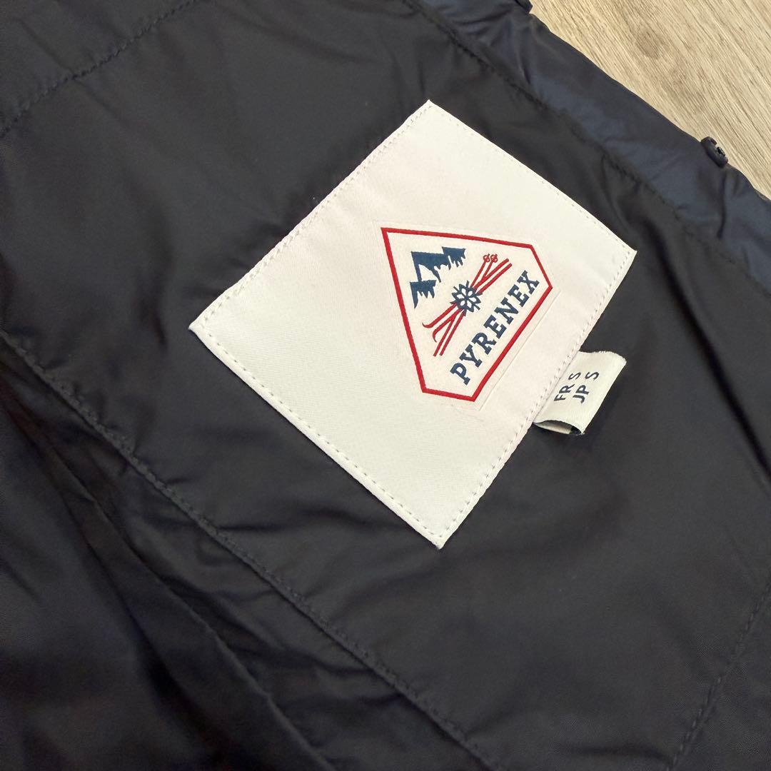 新品未使用◎PYRENEX ピレネックス インナーダウンベスト S ネイビー