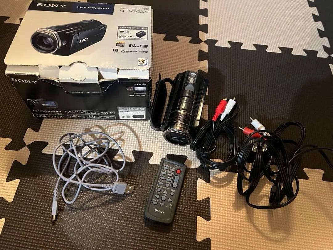 SONY デジタルHD ビデオカメラ CX520V 美品