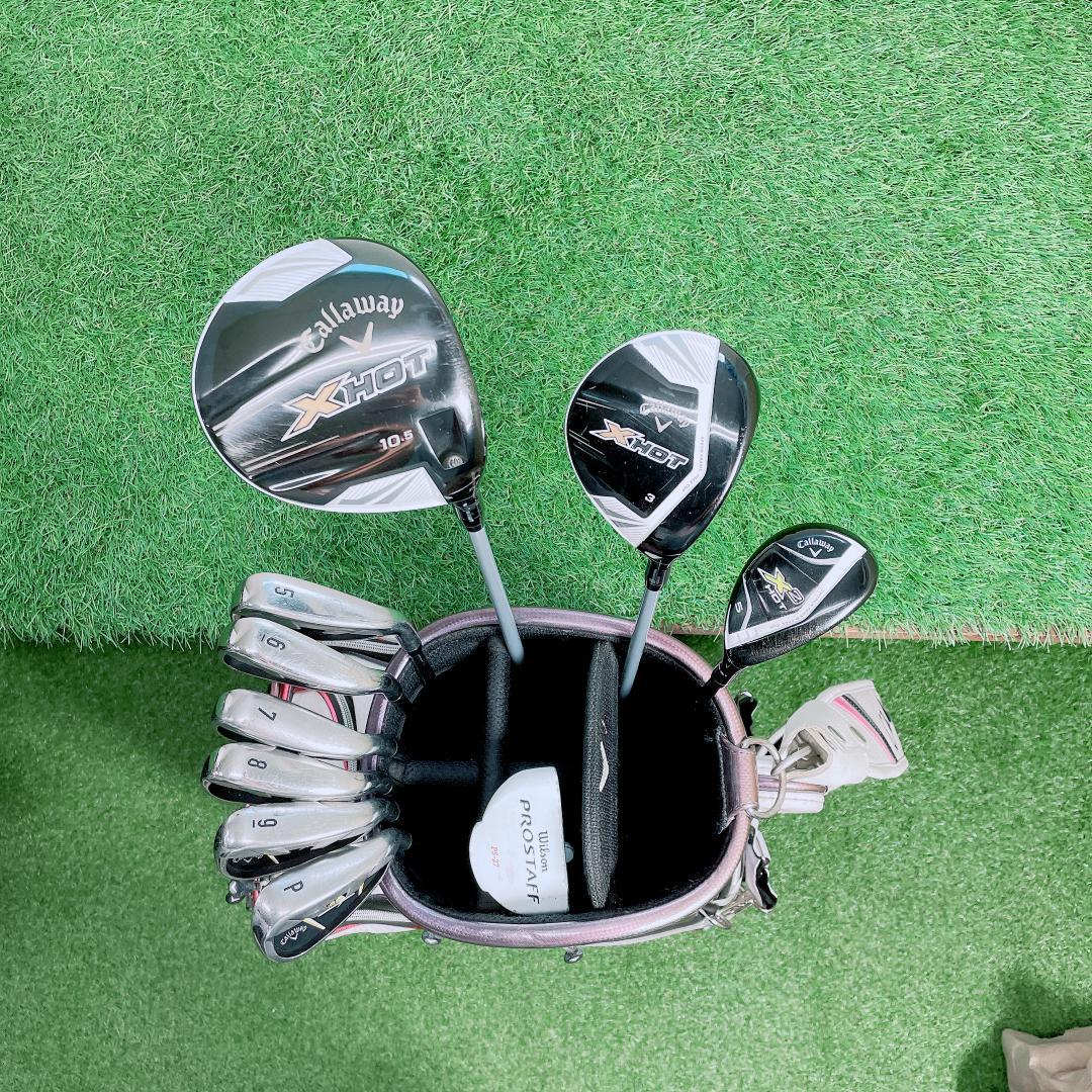 キャロウェイ X HOT メンズ ゴルフクラブ セット 10本 N2149