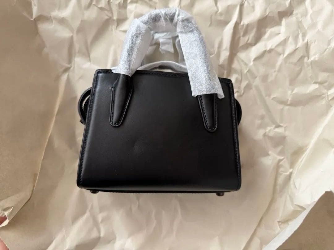 COACH BRAND STREET RING ブラック ショルダーバッグ