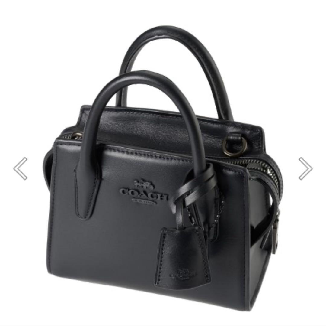 COACH BRAND STREET RING ブラック ショルダーバッグ